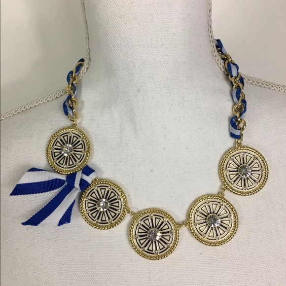 Talbots Gold Sequence & Rinbbo Statement Necklace - Picture 5 of 5